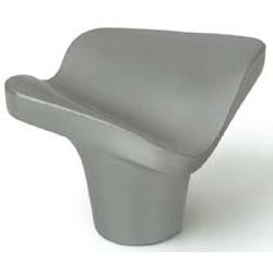 TIRADOR CUADRADO NIQUEL MATE 32X32MM