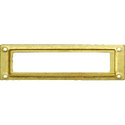 PLACA TARJETERO ORO VIEJO 80X29