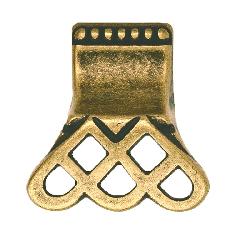 TIRADOR REJILLA ORO VIEJO 38X36