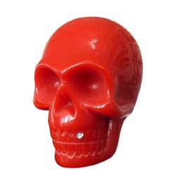 TIRADOR RESINA CALAVERA ROJA