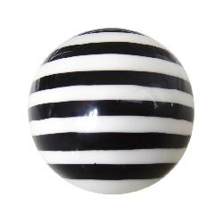 TIRADOR RESINA RAYAS NEGRO Y BLANCO 35D