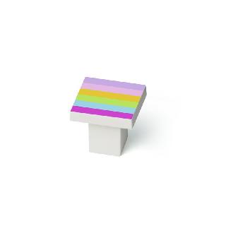 TIRADOR ABS CUADRADO RAYAS COLOR 30X30