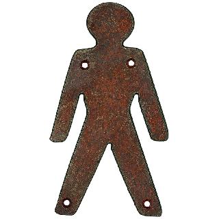 FIGURA WC HOMBRE FORJA FIGURA WC HOMBRE FORJA