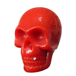 TIRADOR RESINA CALAVERA ROJA TIRADOR RESINA CALAVERA ROJA