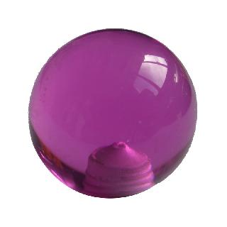TIRADOR RESINA BOLA MORADA 35D