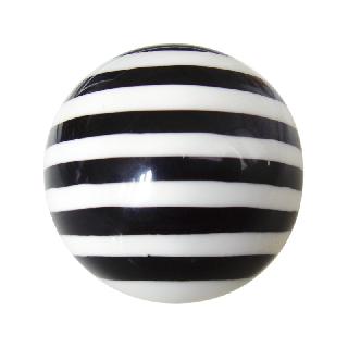 TIRADOR RESINA RAYAS NEGRO Y BLANCO 35D